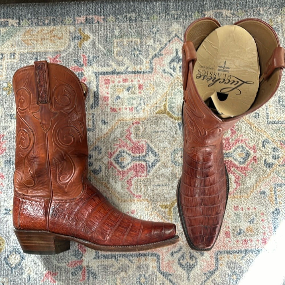 Lucchese Classic Handmade Cayman Boots Men’s size 9